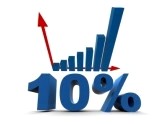 10%increase
